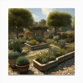 Default Default Vintage Gardens For Defferent Seasons Aestethi 1 (1) Canvas Print