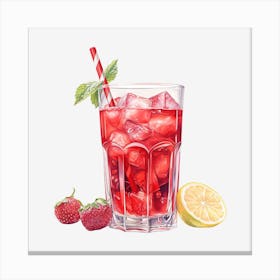 Strawberry Lemonade 2 Canvas Print