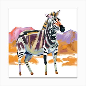 Mountain Zebra 03 Canvas Print