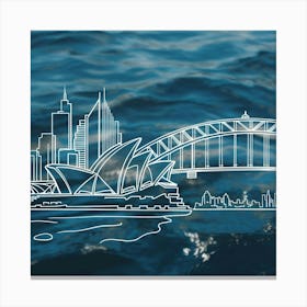 Sydney Harbour Bridge Canvas Print