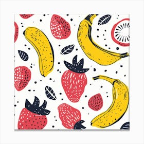 Fruit Seamless Pattern 1 Canvas Print