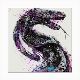 Snake Art Canvas Print