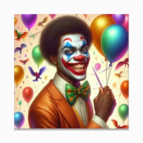 Clown Canvas Print