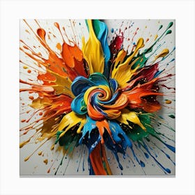 Colorful Flower Canvas Print