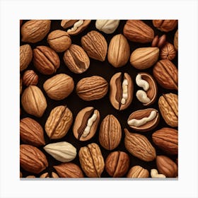 Nuts As A Logo (26) Canvas Print