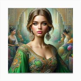 Egyptian Beauty Canvas Print