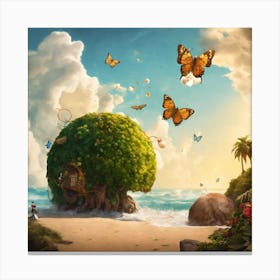 Fairytale Island Canvas Print