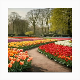 Tulip Garden 2 Canvas Print