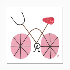Bike 5 Square Canvas Print