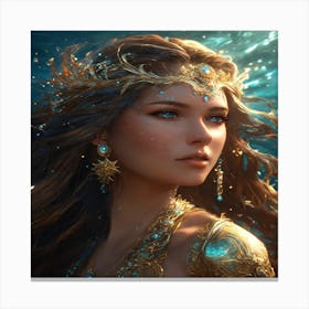 Mermaid 1 Canvas Print