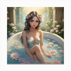 Fairy Bath 1 Canvas Print