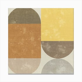 Abstract Shapes With Texture Canvas Print