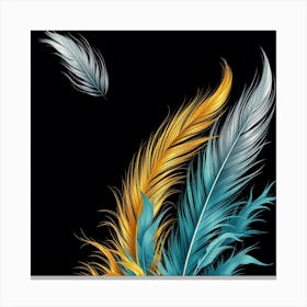 Feathers 4 Canvas Print