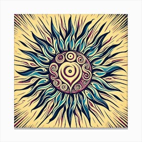 Sunbursts Canvas Print