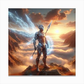 Aeon Warrior Canvas Print