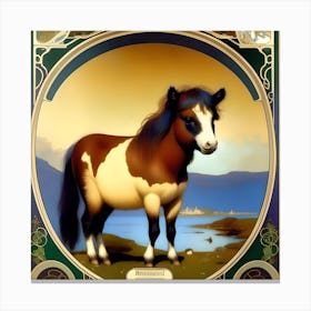 Scottish Pony Canvas Print