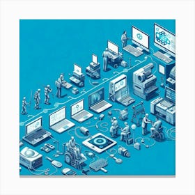 Future Of Technology Canvas Print