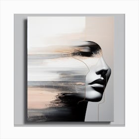 Abstract Portrait Of A Woman 2 Canvas Print