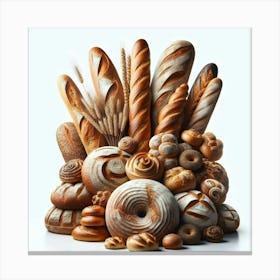 Bread - Bread Stock Videos & Royalty-Free Footage Canvas Print