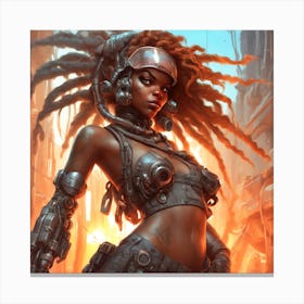 Sci-Fi Girl Canvas Print