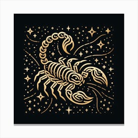 A Zodiac symbol, Scorpion 1 Canvas Print