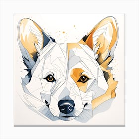 Corgi 26 Canvas Print