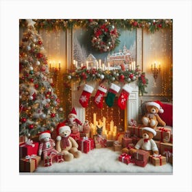 Merry lil Christmas Canvas Print