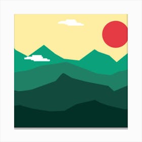 Mountain Landscape 3 Canvas Print