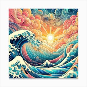 Great Wave Off Kanagawa Canvas Print