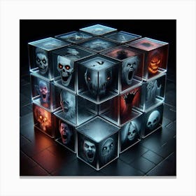 Cube Of Horrors Canvas Print