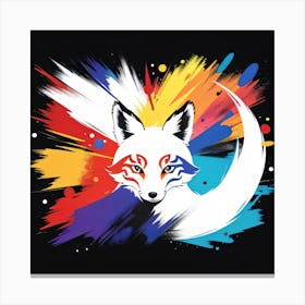 Fox Painting Canvas Print