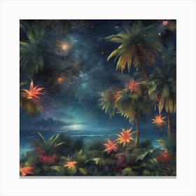 Tropical paradise 1 Canvas Print