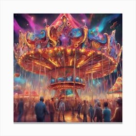 Carousel 1 Canvas Print