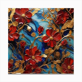 Floral pattern 5 Canvas Print