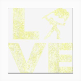 Love Color Guard Winter Guard Distressed Canvas Print