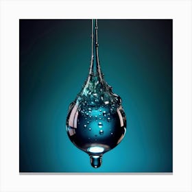 Drop Of Water Canvas Print