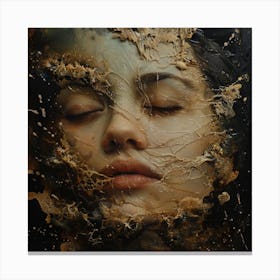 'The Face Of A Woman' 1 Canvas Print