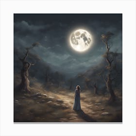 Full Moon Canvas Print