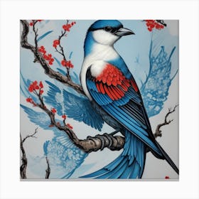 Chinese Bird Canvas Print