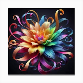 Colorful Flower 1 Canvas Print