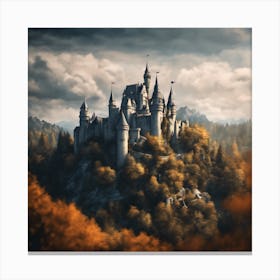 Castle In The Forest 1 Canvas Print
