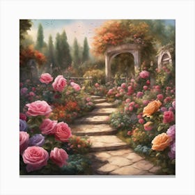 Rose Garden 2 Canvas Print