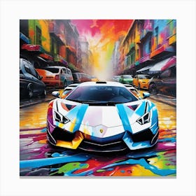 Lamborghini 83 Canvas Print
