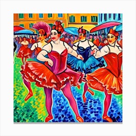 Ballet Dancers Canvas Print