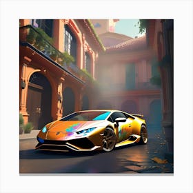 Lambo Canvas Print