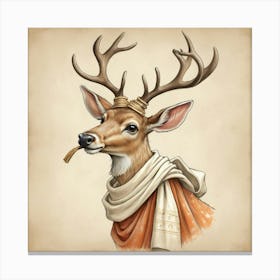 Deer! 35 Canvas Print