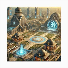 Cultural And Diplomatic Centers Canvas Print