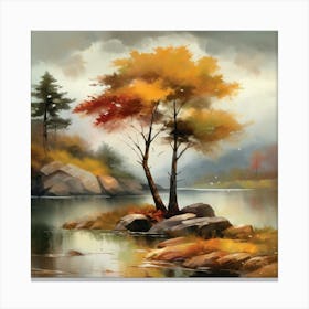 Autumn Trees Canvas Print