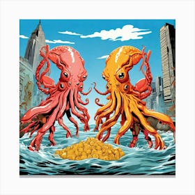 Octopus 84 Canvas Print