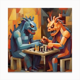 Chess 2 Canvas Print